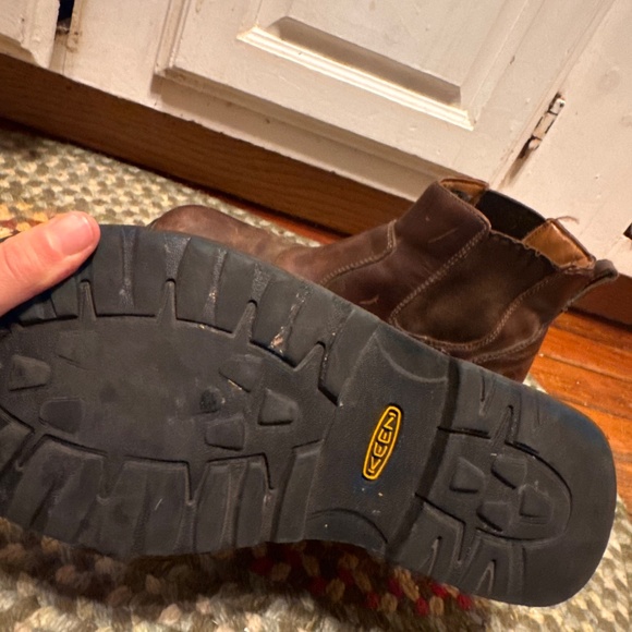 Keen men’s Chelsea Brown Leather Ankle Boots size 10 - Picture 6 of 8